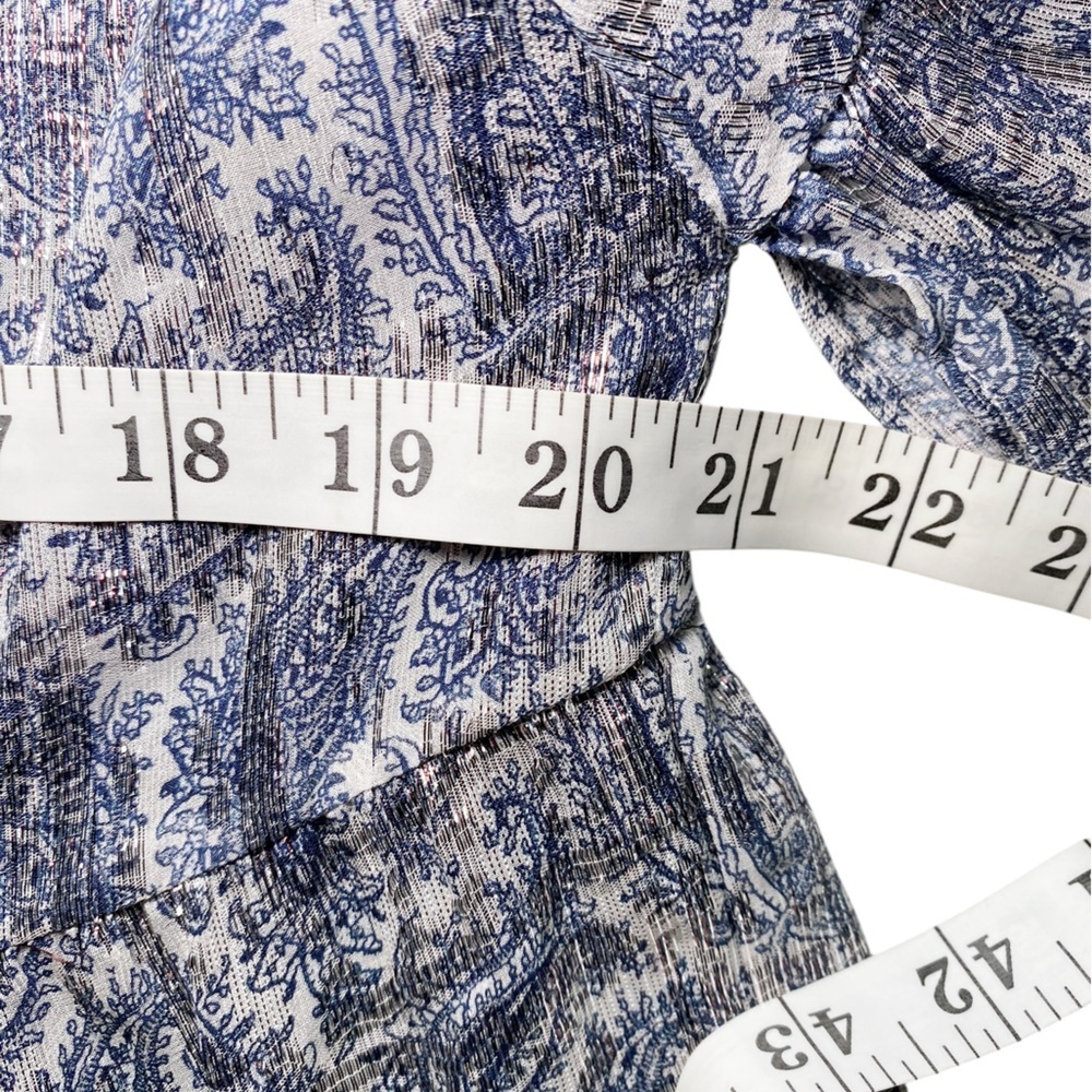 Kobi Halperin Adonia Metallic Print Silk-Blend Midi Dress - Picture 9 of 14
